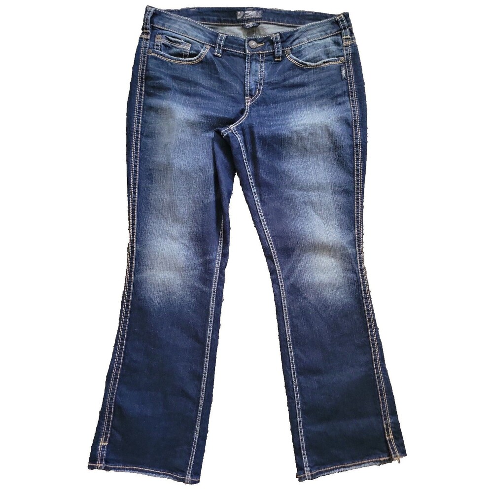 Silver Jeans Co Frances Bootcut Dark Wash Denim Jeans Women's SZ 18 / L31